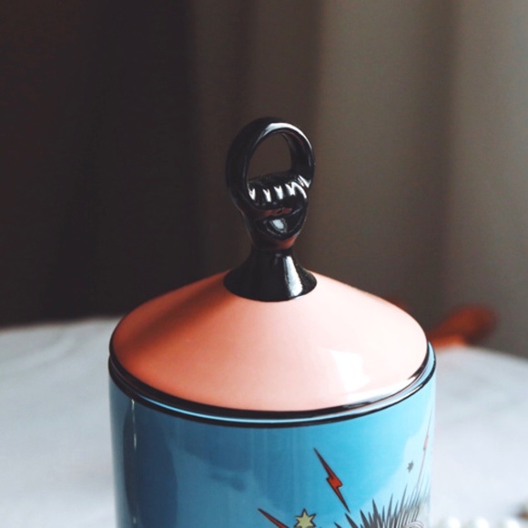 New! Blue Seeing Eye Storage Jar - Picture 4 of 5